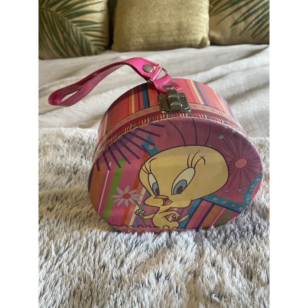 Looney Tunes Tweety Bird Cardboard Clutch Purse Or Container Y2K 2000‎
